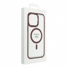 Apple iPhone 16 Plus Hülle Matte Mag Cove MagSAFE  Pflaumenrot