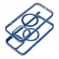 Apple iPhone 16 Plus Hülle Color Edge Mag MagSAFE  Navy blau