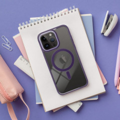 Apple iPhone 16 Plus Hülle Color Edge Mag MagSAFE  Tiefviolett