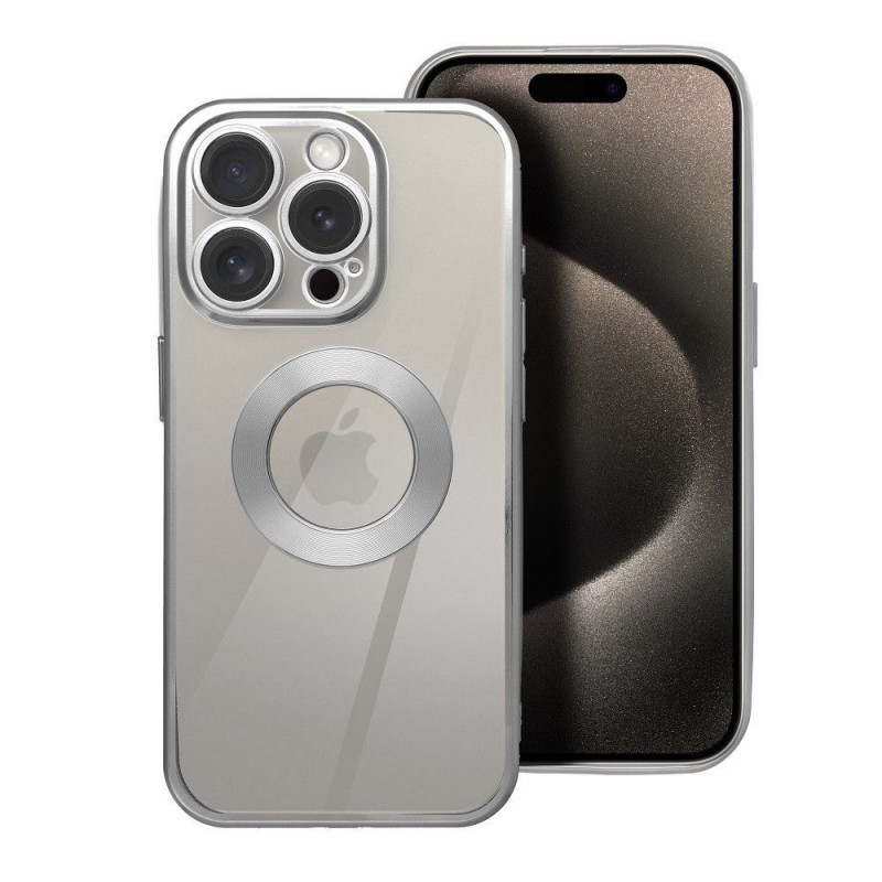Apple iPhone 16 Plus Hülle Glam Silber