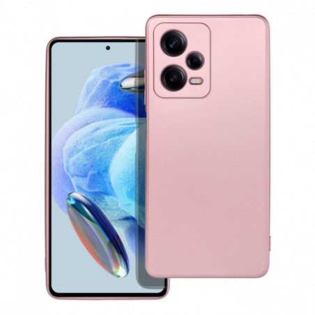 XIAOMI Redmi Note 12 Pro 5G Hülle Metallic Rosa