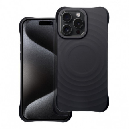 Apple iPhone 16 Pro Max Hülle Silicone Zephyr Mag Elegant  MagSAFE  Schwarz