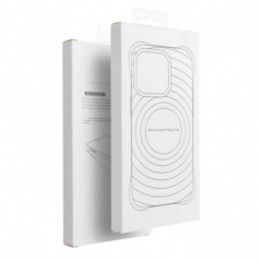 Apple iPhone 13 Hülle Silicone Zephyr Mag Elegant  MagSAFE  Weiß