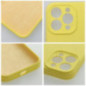 Apple iPhone 12 Hülle Silicone 2mm Zitrone