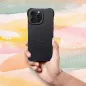 Apple iPhone 15 Plus Hülle Silicone Zephyr Mag Elegant  MagSAFE  Schwarz