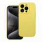 Apple iPhone 15 Pro Hülle Silicone 2mm Zitrone Apple iPhone 15 Pro Hülle Silicone 2mm Zitrone