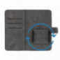 XIAOMI Redmi 12 Universaletui, Book Handytaschen COMMON book Elegant, Weiches Futter innen  Schwarz