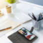 XIAOMI Redmi 12 Universaletui, Book Handytaschen COMMON book Elegant, Weiches Futter innen  Schwarz