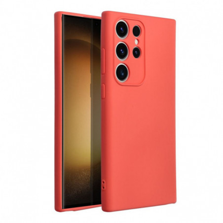 Samsung Galaxy S23 Ultra 5G Hülle Silicone Elegant  Pfirsich
