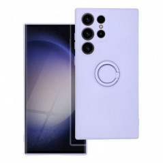 Samsung Galaxy S23 Ultra 5G Hülle Silicone ring Lila (Violet)