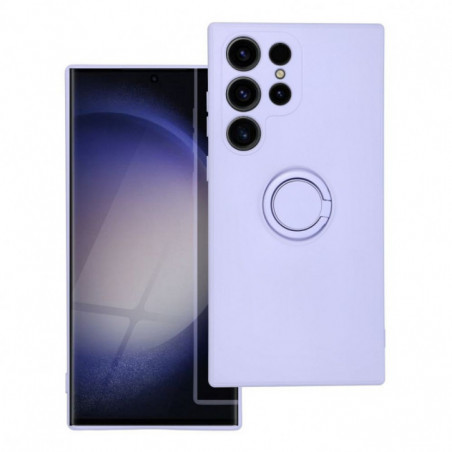 Samsung Galaxy S23 Ultra 5G Hülle Silicone ring Lila (Violet)
