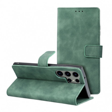 Samsung Galaxy S23 Ultra 5G Book Handytaschen TENDER Book Grün