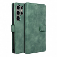 Samsung Galaxy S23 Ultra 5G Book Handytaschen TENDER Book Grün