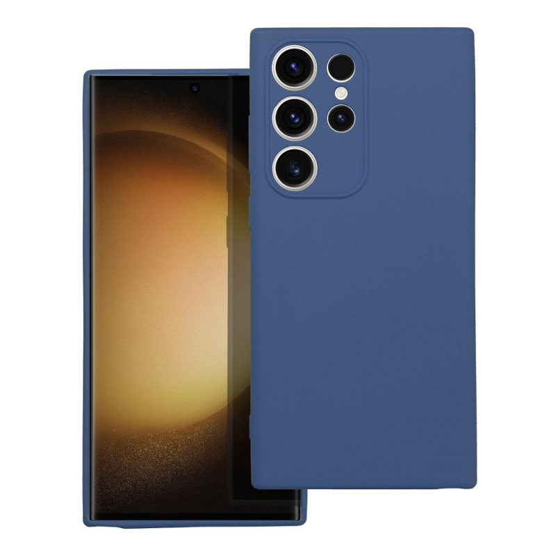 Samsung Galaxy S23 Ultra 5G Hülle Silicone Elegant  Blau