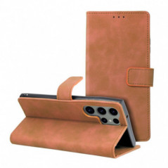Samsung Galaxy S23 Ultra 5G Book Handytaschen TENDER Book Braun