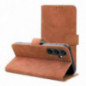Samsung Galaxy S23 FE Book Handytaschen TENDER Book Braun