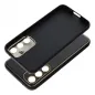 Samsung Galaxy S23 FE Hülle Leather Schwarz