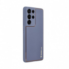 Samsung Galaxy S23 FE Hülle Leather Blau