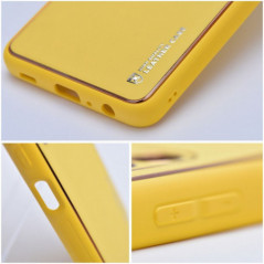 Samsung Galaxy S23 FE Hülle Leather Gelb