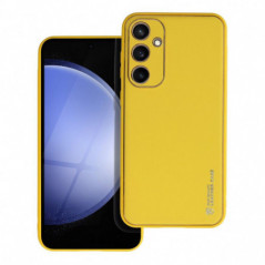 Samsung Galaxy S23 FE Hülle Leather Gelb