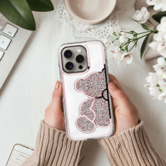 Apple iPhone 14 Pro Max Hülle Teddy bear Rosa