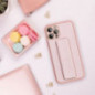 Samsung Galaxy S24 FE Hülle LEATHER Case Kickstand Rosa