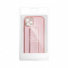 Samsung Galaxy S24 FE Hülle LEATHER Case Kickstand Rosa