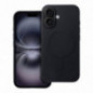 Apple iPhone 16 Hülle Silicone Mag Cover MagSAFE  Schwarz