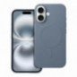 Apple iPhone 16 Hülle Silicone Mag Cover MagSAFE  Hellblau