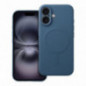 Apple iPhone 16 Hülle Silicone Mag Cover MagSAFE  Blau