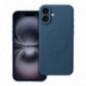 Apple iPhone 16 Plus Hülle Silicone Mag Cover MagSAFE  Blau