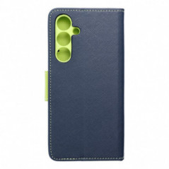 Samsung Galaxy S24 FE Brieftaschenetui Fancy Book Marine / Limette
