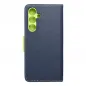 Samsung Galaxy S24 FE Brieftaschenetui Fancy Book Marine / Limette