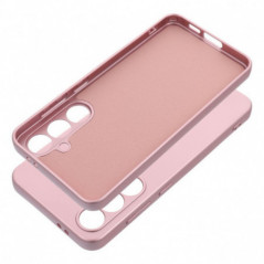 Samsung Galaxy S24 FE Hülle Metallic Rosa