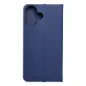Apple iPhone 16 Book Handytaschen LUNA Book Carbon Kohlenstoff-Faser, Elegant  Blau