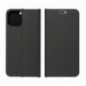 Apple iPhone 16 Plus Book Handytaschen LUNA Book Carbon Kohlenstoff-Faser, Elegant  Schwarz