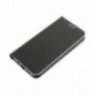 Apple iPhone 16 Plus Book Handytaschen LUNA Book Carbon Kohlenstoff-Faser, Elegant  Schwarz
