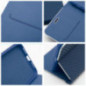 Apple iPhone 16 Pro Max Book Handytaschen LUNA Book Carbon Kohlenstoff-Faser, Elegant  Blau