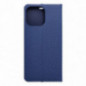 Apple iPhone 16 Pro Max Book Handytaschen LUNA Book Carbon Kohlenstoff-Faser, Elegant  Blau