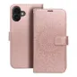 Apple iPhone 16 Plus Book Handytaschen MEZZO Book Mandala  Roségold
