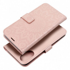 Apple iPhone 16 Plus Book Handytaschen MEZZO Book Mandala  Roségold