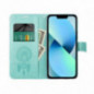 Apple iPhone 16 Plus Book Handytaschen MEZZO Book Traumfänger  Grün