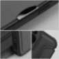 Apple iPhone 16 Book Handytaschen Razor Book Kohlenstoff-Faser, Kohlenstoffmuster  Schwarz