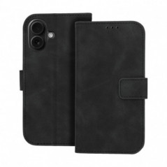 Apple iPhone 16 Book Handytaschen TENDER Book Schwarz