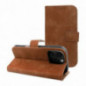 Apple iPhone 16 Pro Book Handytaschen TENDER Book Braun