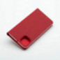 Apple iPhone 16 Plus Book Handytaschen LUNA Book Carbon Kohlenstoff-Faser, Elegant  Rot