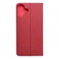 Apple iPhone 16 Plus Book Handytaschen LUNA Book Carbon Kohlenstoff-Faser, Elegant  Rot