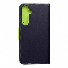 Samsung Galaxy S25 Plus Brieftaschenetui Fancy Book Marine / Limette