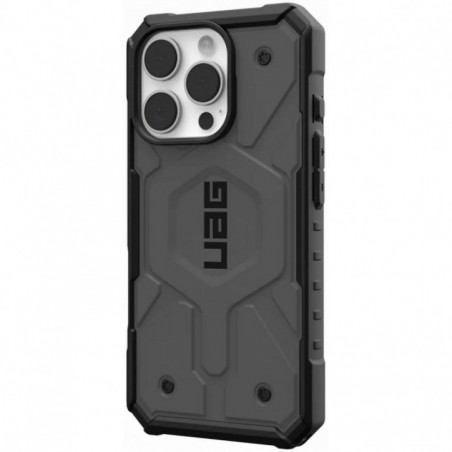 Apple iPhone 16 Pro Hülle Urban Armor Gear Pathfinder Premium-Gehäuse  MagSAFE  Silber