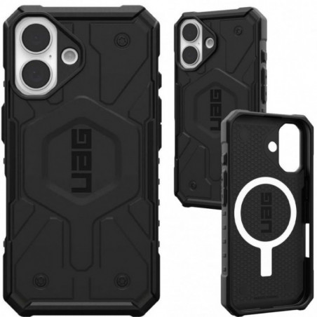 Apple iPhone 16 Hülle Urban Armor Gear Pathfinder Premium-Gehäuse  MagSAFE  Schwarz